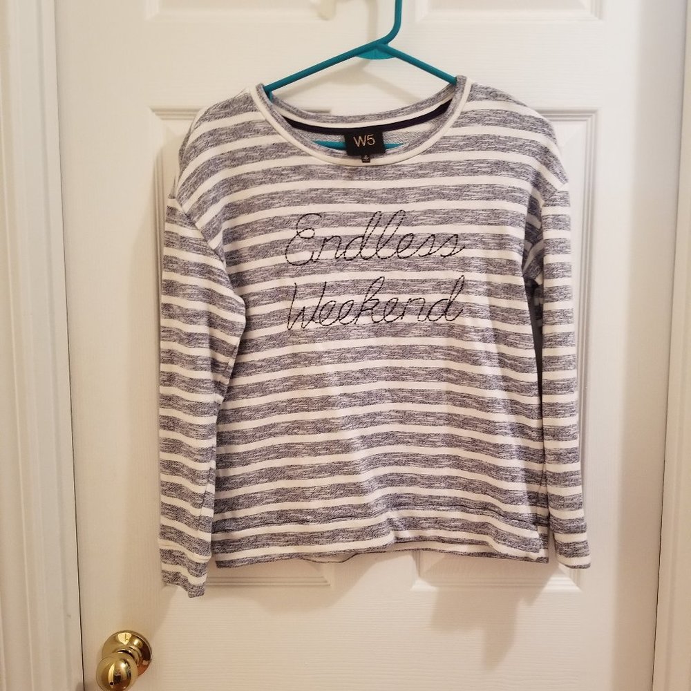 W5 women's long sleeve  shirt, size small